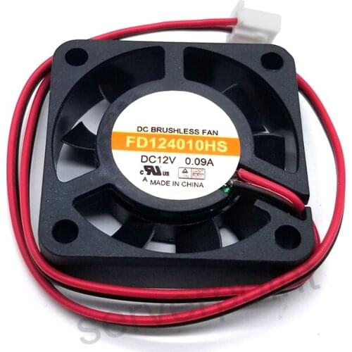 Genuine For Y.S.TECH FD124010HS DC 12V 0.09A 40x40x10mm Server Cooler Fan
