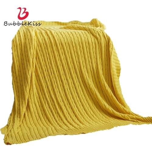 Bubble Kiss Solid Color Throw Blankets For Bed Sofa TV Blanket Modern Home Coffee Table Office Nap Blanket Fashion Cape Blanket