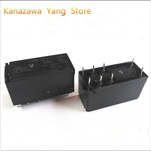 2 Pcs 5 Pcs 888H-1CH-F-V 24V Replacement 507HN-1CH-F-C-24V 507HN-1CH-F-C 24V 507HN-1CH-F-C 12VDC DC High Power 17A Relay
