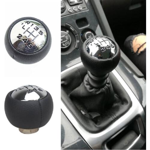 5 Gear 6 Speed Car Gear Shift Knob For Citroen C3 C4 Picasso C8 Berlingo B9 Peugeot 307 308 3008 407 5008 807 B9 Partner Tepee