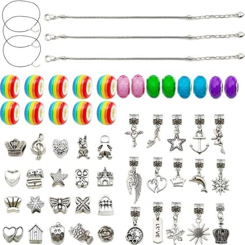 DIY Bracelet Snake Chain Jewelry Making Bead for Woman Craft Birthday Gift