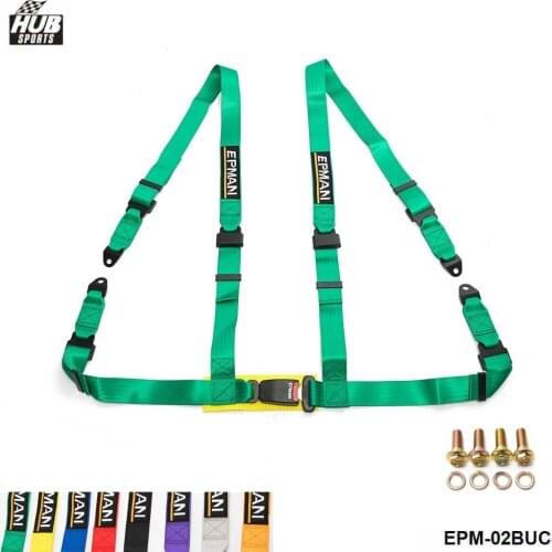 Seat Belts Style Competition 4 Point Snap-In 2" Seat Belt Racing Harness safety belt seat harness EPM-02BUC