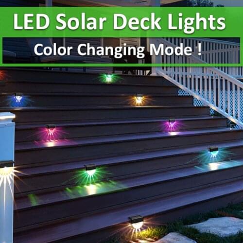LED Acrylic Shell Shape Solar Power RGB Colorful Warm White Corridor Stair Light Outdoor Garden Courtyard Adornment Corridor Sta