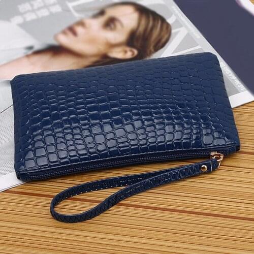 Women PU Leather Wallet Purse Card Phone Holder Makeup Bag Clutch Handbag THJ99