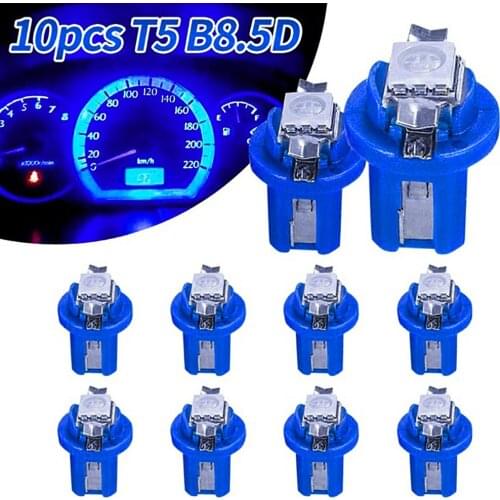 1000Pcs/Lot B8.5D 5050 Led 1 SMD T5 LED Lamp Car Dashboard instrument Light Bulb