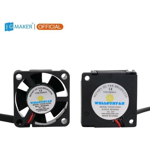 JGMAKER A3S A5 A5S 3D Printer Extruder Fan of Uper and Down without Metal Sheet 24V 0.1A JGAURORA