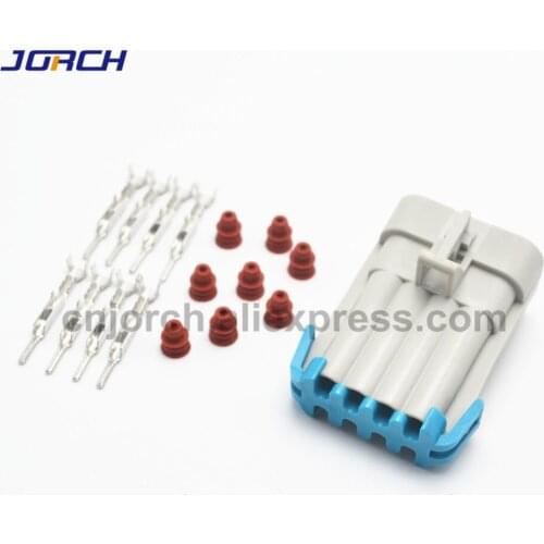 5sets 8pin delphi auto electrical waterproof plug wiring cable harness connector
