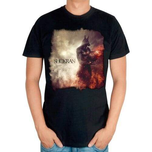 6 styles Harajuku 3D Anubis Shokran Rock Black shirt fitness 100%Cotton Ropa Mujer Heavy Metal print Tshirt camisetas hombre
