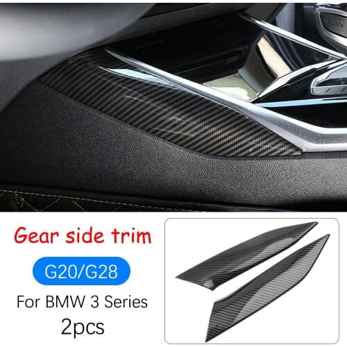 Car Styling Center Console Decoration Strips Cover Trim For BMW 3 Series G20 G28 2020 LHD Interior ABS Stickers