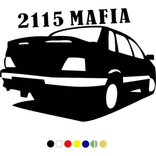 CS-1103#19*14cm 2115 mafia funny car sticker vinyl decal for auto car stickers styling on bumper rear window