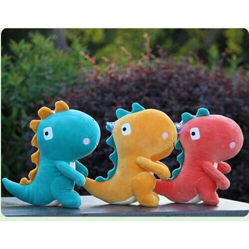 Plush Dinosaur Toys Cute Cartoon Dinosaur Soft Pillow 25cm Stuffed Animal Soft Doll Kids Toy Birthday Gift
