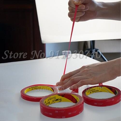 Double Sided tape Nano tape 3M VHB 6/10/15/20mm Transparent tape Washable Adhesive Traceless Sticker home appliance bathroom