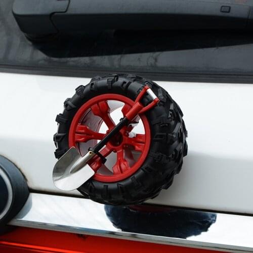 Personalized Car Decoration Small Spare Tire Trunk Mini Tire Car Exterior Car Off-road Decorative Tire Car Accessories Coche
