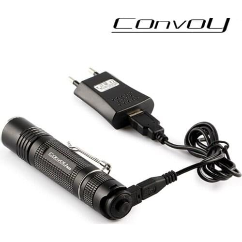 Convoy BD03 Cree XM U2 1000lm Led Flashlight white Led Light by 18650 Battery for Self Defense