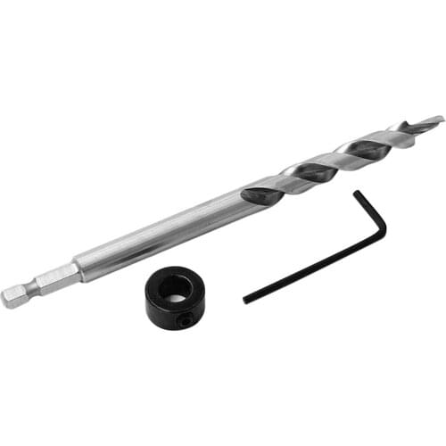 9mm 9.5mm HSS Woodworking Oblique Hole Saw Locator Tool Twist Step Cone Drill Bit round shank/hex shank