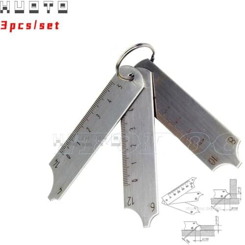 3pcs key set MIG/TIG/STICK weld gage weld seam gauge weld inspection tool