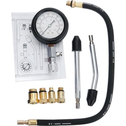 Petrol Engine Cylinder Pressure Gauge Diagnostic Tool Compression Tester For Motorcycle Car