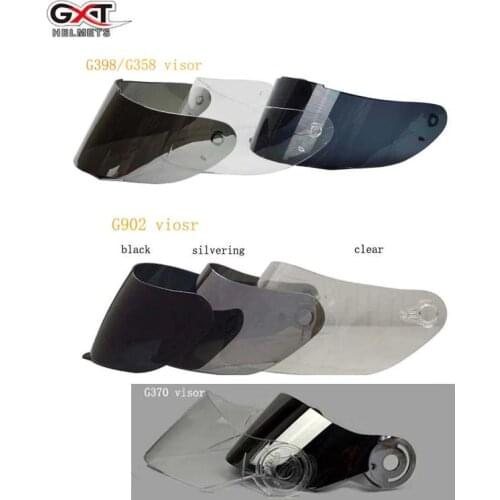 GXT G358 G395 G902 G370 Flip Up full face Motorcycle Helmet visor , Motocross Moto Racing knight Motorbike biker helmet lens