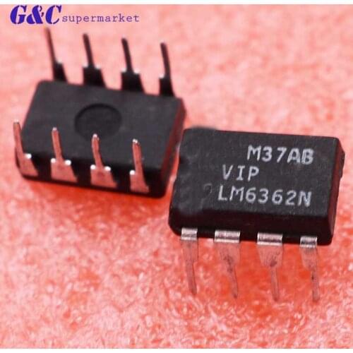 1/5PCS LM6362N 8PINS LM6362 NSC High Speed Operational Amplifier IC diy electronics