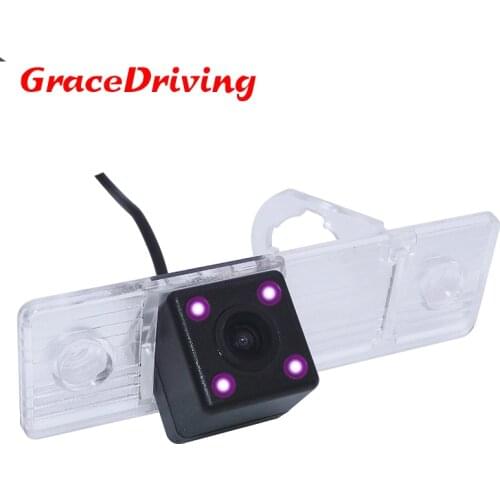 During promotion1 pcs plastic shell wire car rear view camera bring 4 ir lights fit for Chevrolet Epica/Lova/ Aveo/Captiva