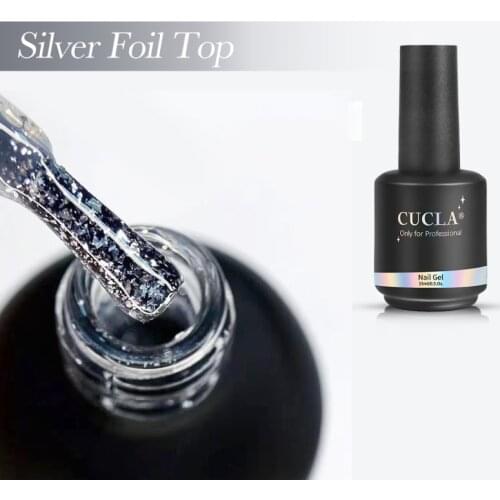 15ml Nail Art No-wash Sealing Coat Eggshell Glue Geometric Glitter Nail Polish Glue Seal Coat Nail Make Up Cosmetic Tool