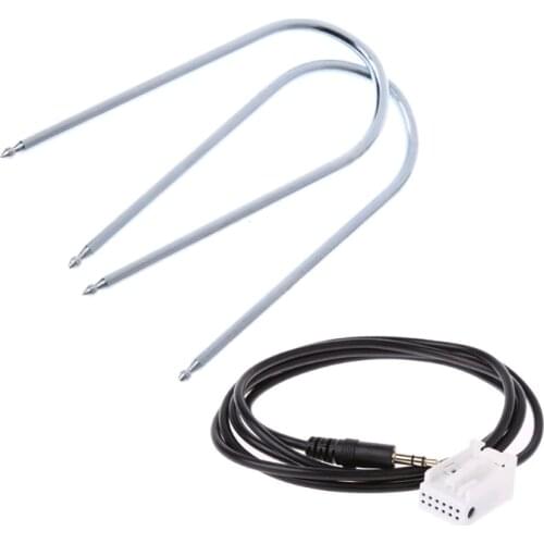 2019 Nieuwe AUX Kabel met Radio Removal Tools Voor Peugeot 307 308 408 407 507 C2 C5 Citroen RD4