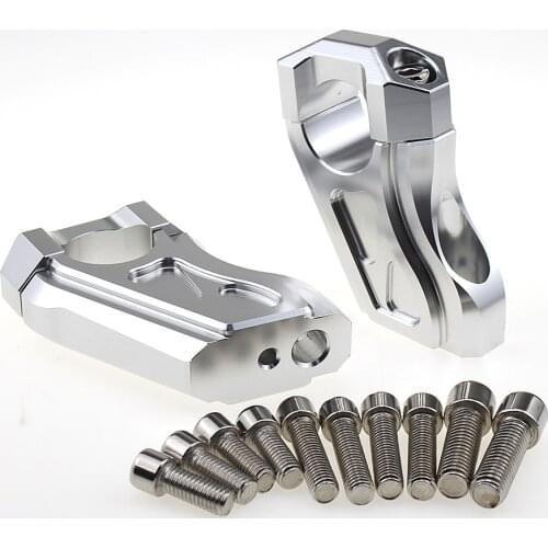 28mm Handle Bar Clamp Raised Extend Handlebar Mount Riser for BMW R Nine T R9T 2014 2015 2016 2017 2018