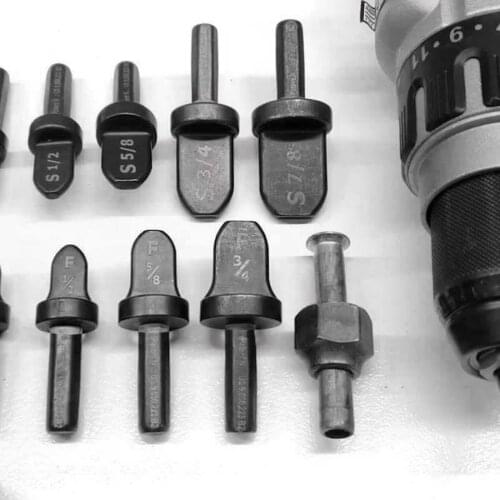 6pcs Imperial Tube Pipe Expander Support For Air Conditioner Conditioning Swaging Drill Tool 7/8 3/4 5/8 1/2 3/8 1/4 Inch#g3