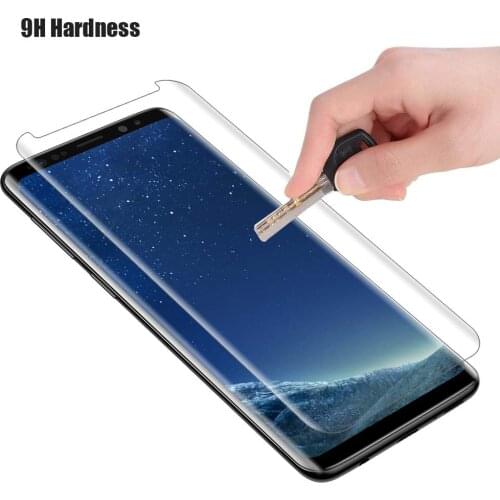 6D Full Coverage Glass film For SAMSUNG Galaxy Note 8 9 S6 S7 Edge S8 S9 Tempered Glass For S8 S9 PLUS S8+ S9+ Screen Protector