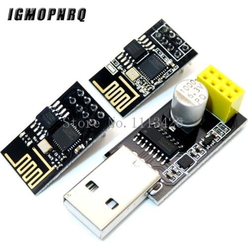 ESP01 Programmer Adapter UART GPIO0 ESP-01 Adaptater ESP8266 CH340G USB to ESP8266 Serial Wireless Wifi Developent Board Module