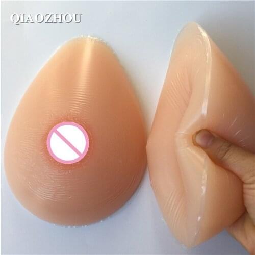 G cup 2400g transvestite boobs crossdresser silicone breasts form natural soft