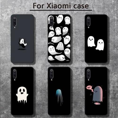 Cute little ghost Phone Case for Xiaomi mi 6 6plus 6X 8 9SE 10 Pro mix 2 3 2s MAX2 note 10 lite Pocophone F1
