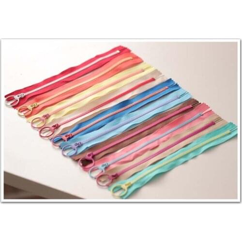 Dailylike Candy Cute Round Head Nylon Zipper Hand-made DIY Clothing Home Smooth and Durable Bags Wallet Purse Cloth Accessories