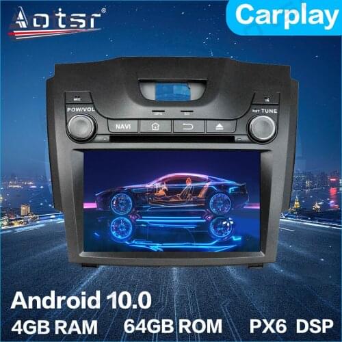 For Chevrolet Holden S10 Android 10 4G+64GB Car Radio GPS Navigation Car DVD Player IPS Multimedia For TRAILBLAZER ISUZU D-MAX