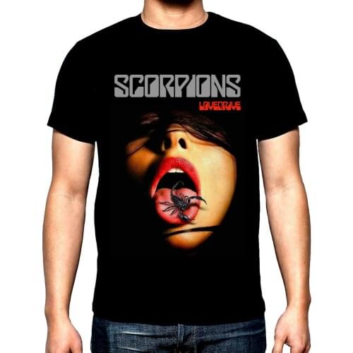Scorpions,Lovedrive,Mens t-shirt,NEW,100% Cotton,Blacks