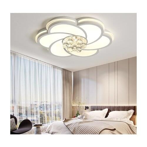 Minimalist modern LED creative and fashion bedroom living room restaurant crystal ceiling lamp