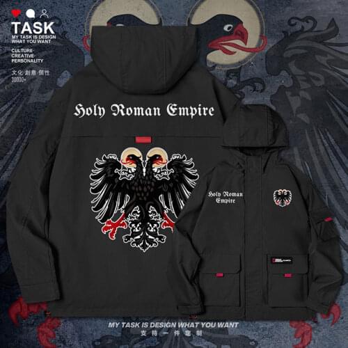 The emblem of the Roman Empire men jacket hooded streetwear printed mens fashion top new clothing jackets mens autumn clothes