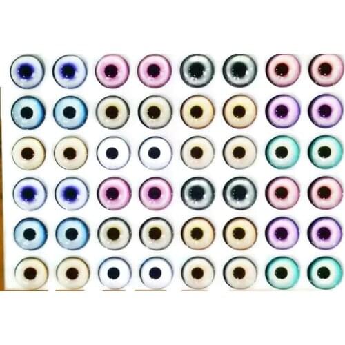 Stuffed eyes plush eyes amigurumi eyes 12mm 54pcs glass eyes