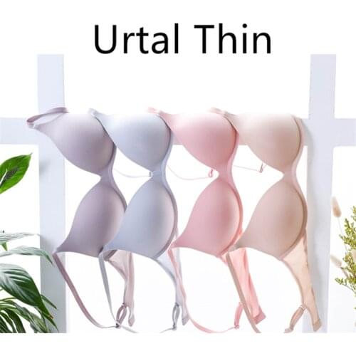 Sexy Ultra Thin Bra Seamless Lenceria Push-up Underwear One-Piece Cozy Shaping Bralette Memory Lingerie нижнее белье женское