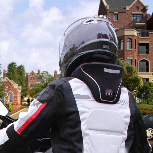 NEW Motorcycle neck protector moto racing neck protection neckguard Reflective zipper 3D Cervical spine protective gear parts