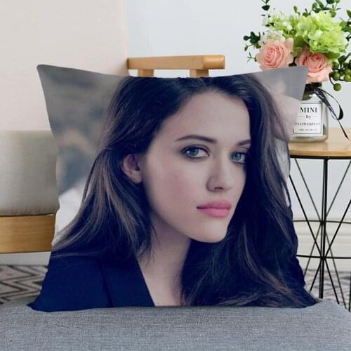 New Arrival Kat Dennings Pillowcase Wedding Decorative Pillow Cover Custom Gift For (one Sides) Printed Pillow Cases