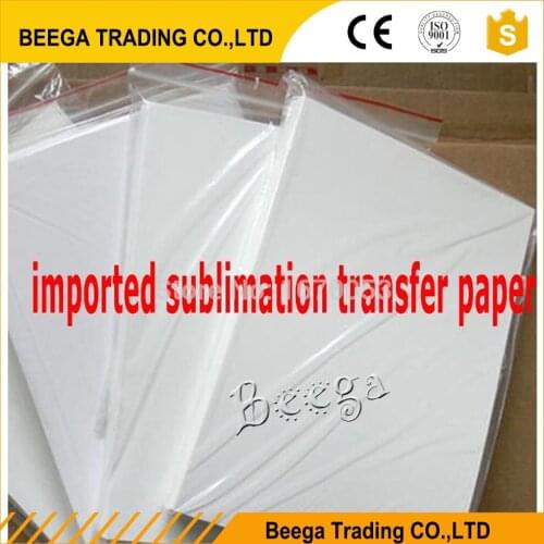 One Box 100 Sheets A4 Dye Sublimation Transfer Paper Heat Press Printing Puzzle Mugs