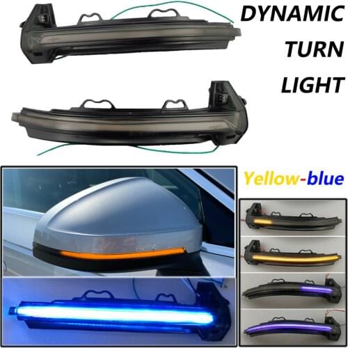 For Audi A4 S4 RS4 B9 2016-2019 A5 S5 RS5 Dynamic Turn Signal LED Light Side Wing Rearview Mirror Indicator Sequential Blinker