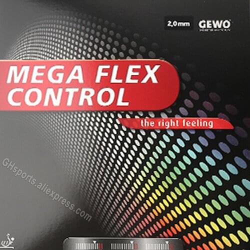 GEWO Mega Flex Control Table Tennis Rubber (Made in Germany) Pips-In Original GEWO MEGA FLEX CONTROL 2.0 Ping Pong Rubber