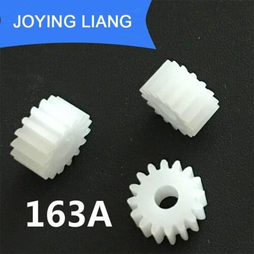 163A 0.5M Gears Modulus 0.5 16 Teeth Plastic Gear Motor Motor Roller Toy Accessories 10pcs/lot