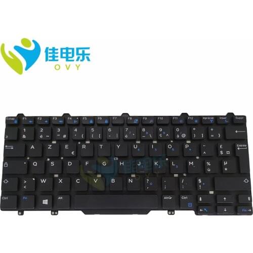 FR 0FTTYH Replacement Keyboards for Dell latitude 13 3340 3350 E5450 E5470 French AZERTY FTTYH black laptops keyboard Real New