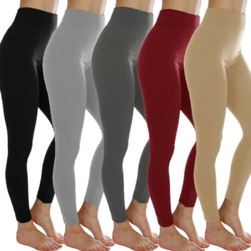 High Waist Fitness Leggings Women Workout Yaga Running Push Up Solid Sheer Black Red Nude Khaki Brown Ladies Womens Legging