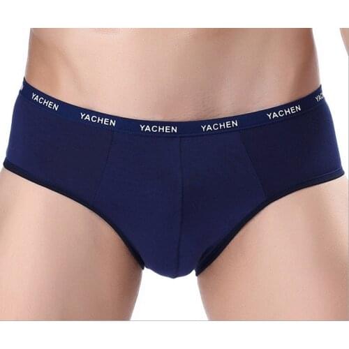 5 Colors Mens Modal Briefs Breathable Male Healthy Underwear High-Quality Men Underpants 1 piece