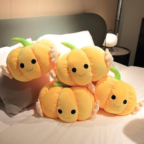 1pc 30 * 40cm Christmas pumpkin pillow plush toy Halloween Pumpkin funny plush toy super soft Christmas gift baby pillow
