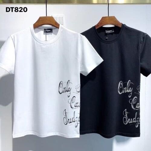 2021 Fashion Trend DSQ2 Mens Premium Printed T-Shirt DT820